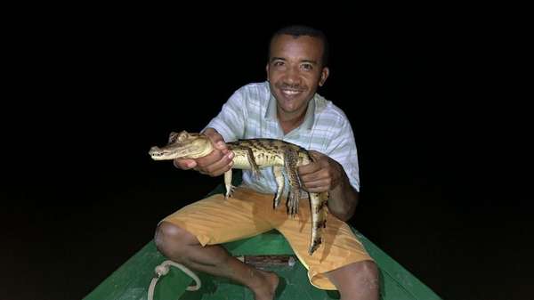 Tourist in Amazon